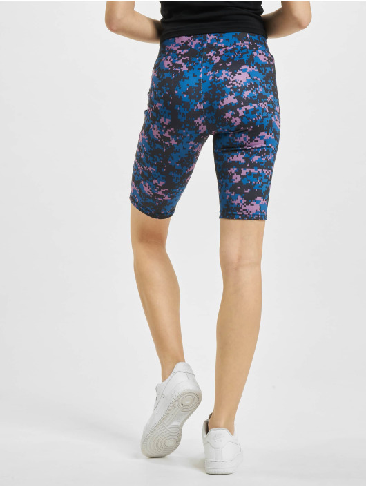 Urban Classics Short High Waist Camo Tech Cycle pourpre
