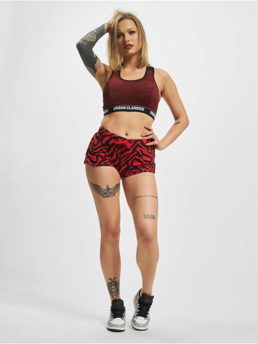 Urban Classics Short Ladies Zebra red