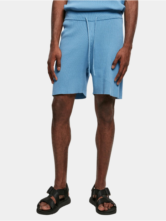 Urban Classics Herren Shorts Ribbed in blau