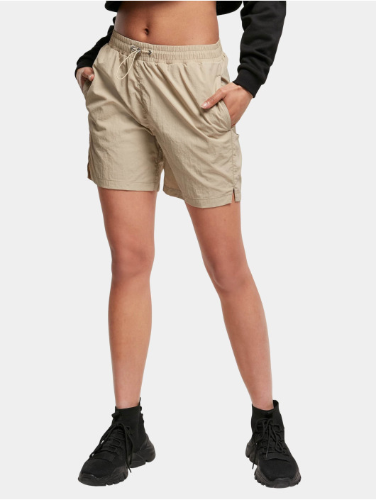 Urban Classics Shorts Ladies Crinkle Nylon grigio