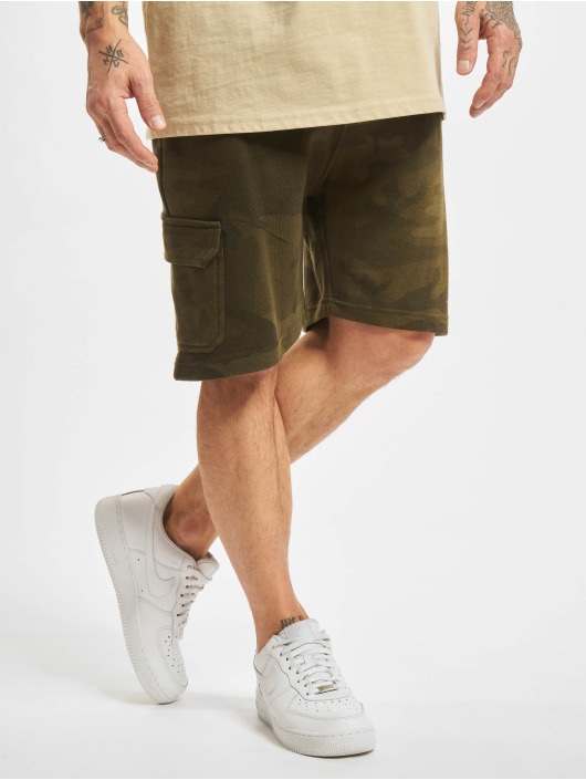Urban Classics Shorts Camo Terry Cargo kamuflasje