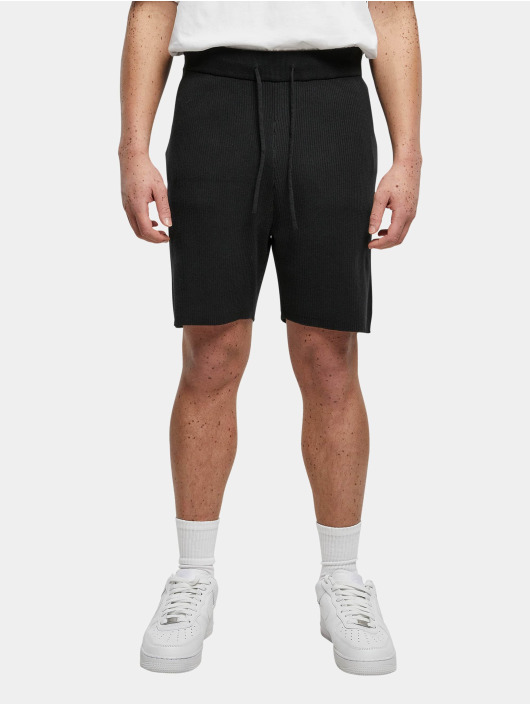 Urban Classics Herren Shorts Ribbed in schwarz