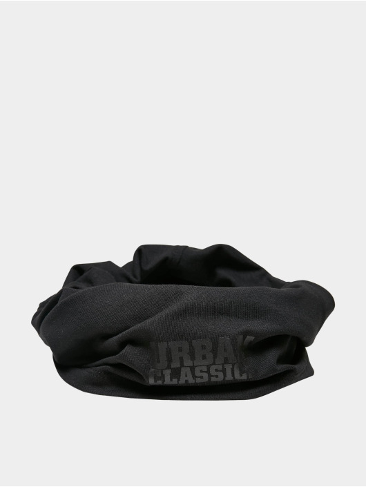 Urban Classics sjaal Logo Tube 2-Pack zwart