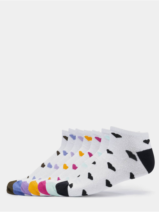 Urban Classics Skarpetki Heart Sneaker 7-Pack kolorowy