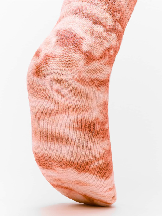 Urban Classics Skarpetki Tie Dye Socks Short 2-Pack pomaranczowy