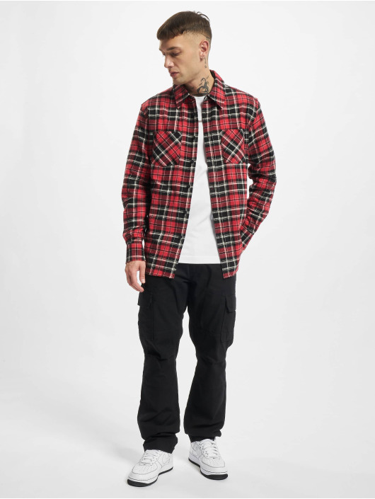 Urban Classics Skjorter Checked Roots red