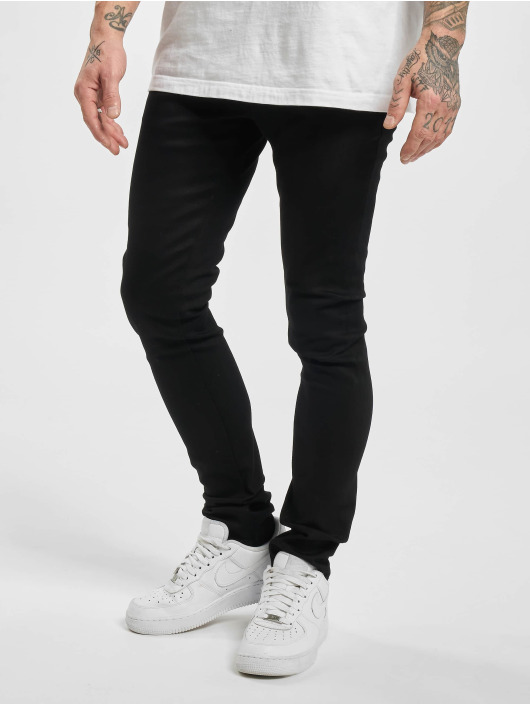 Urban Classics Slim Fit Jeans Slim Fit svart
