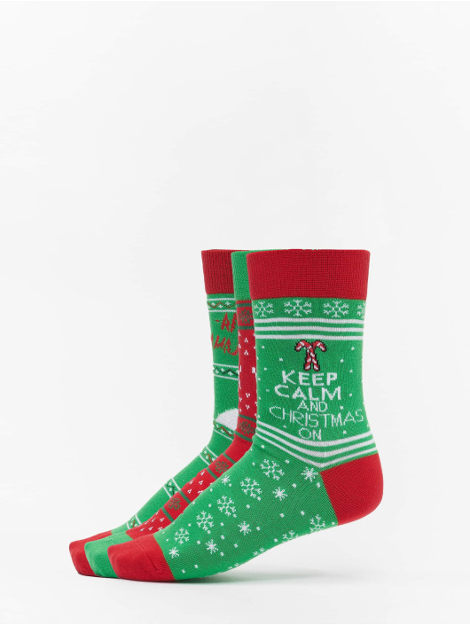 Urban Classics Socken Christmas Lama Mix bunt