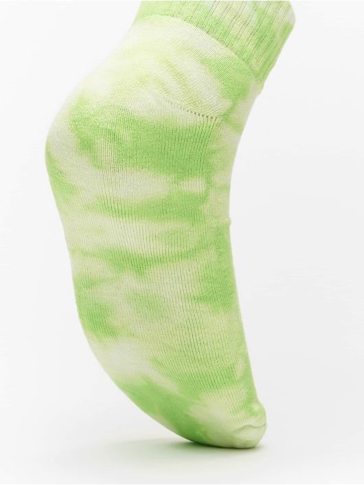 Urban Classics Socken Tie Dye Socks Short 2-Pack grün