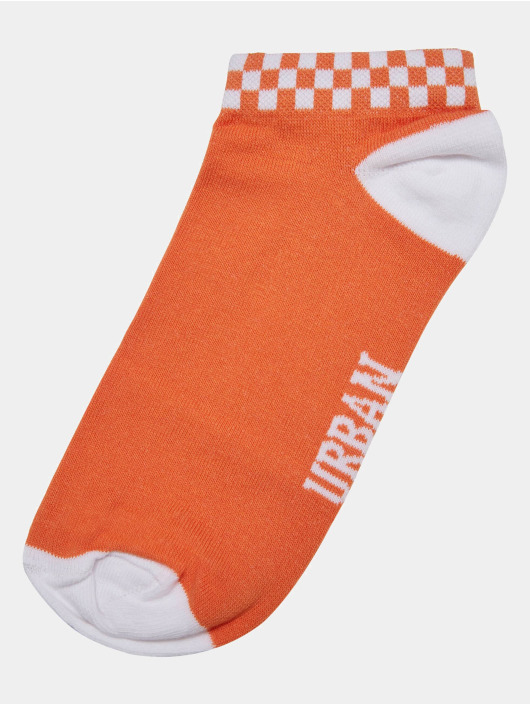 Urban Classics Socks Checks 3-Pack orange