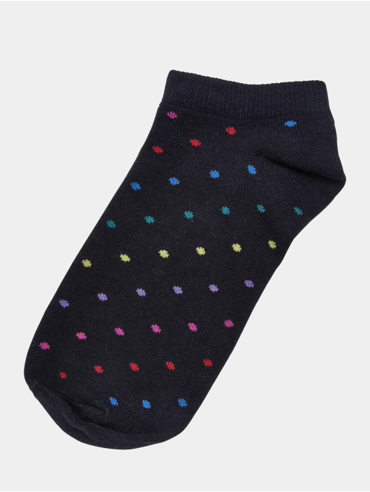 Urban Classics Sokken No Show Rainbow Dots 5-Pack bont