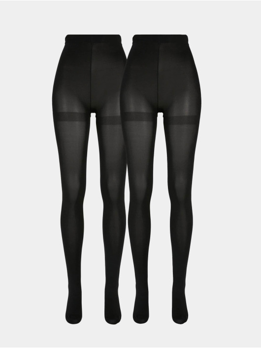 Urban Classics Sokken Denier Mix Tights 4-Pack zwart