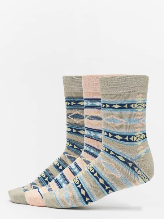 Urban Classics Sokker Inka Socks 3-Pack mangefarget