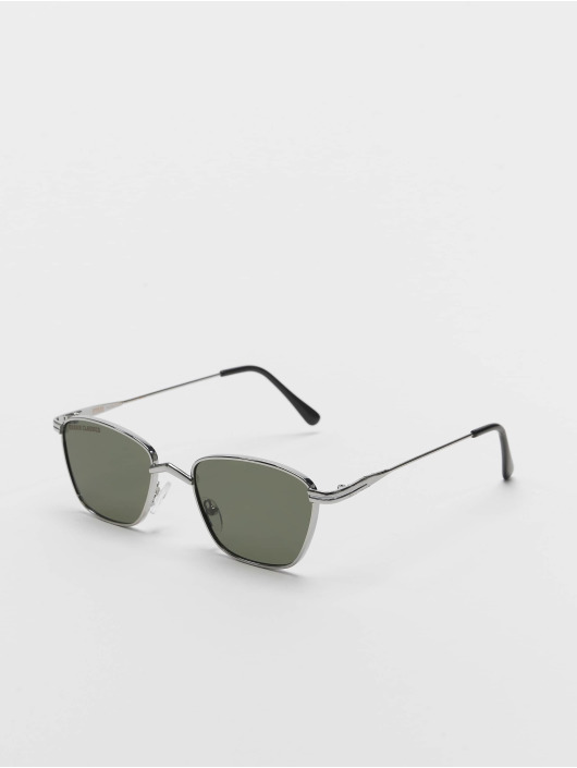 Urban Classics Herren Sonnenbrille Sunglasses Kalymnos With Chain in silberfarben