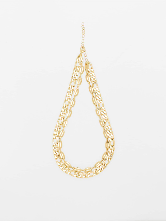 Urban Classics Herren Layering Basic Necklace in goldfarben