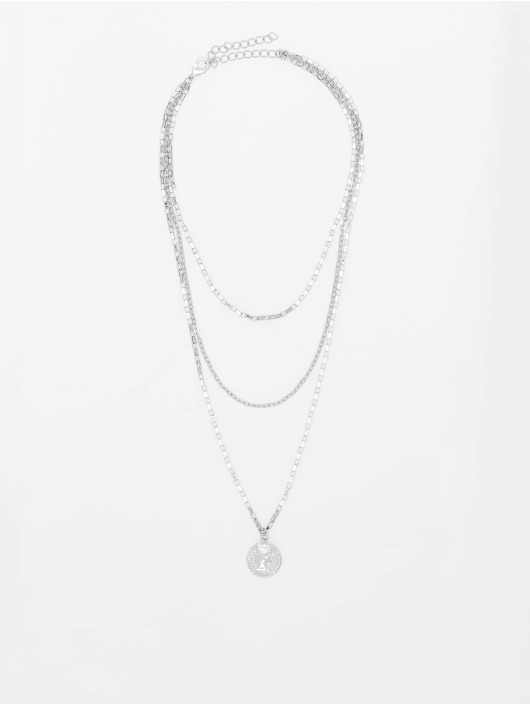 Urban Classics Herren Layering Amulet in silberfarben