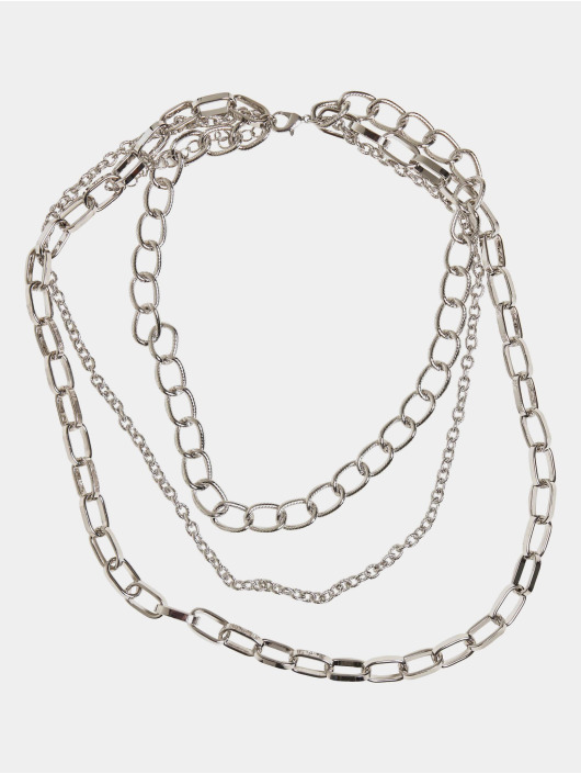Urban Classics Sonstige Classic Layering Necklace silberfarben
