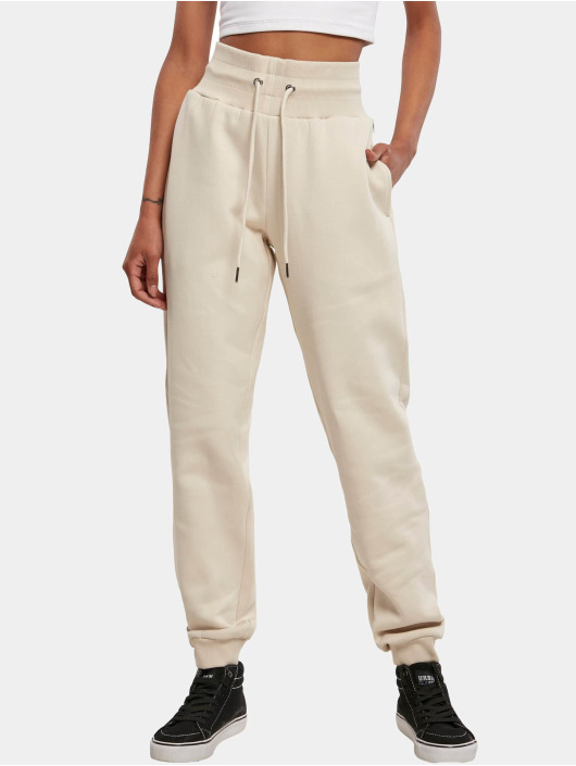 Urban Classics Spodnie do joggingu Ladies Organic High Waist khaki