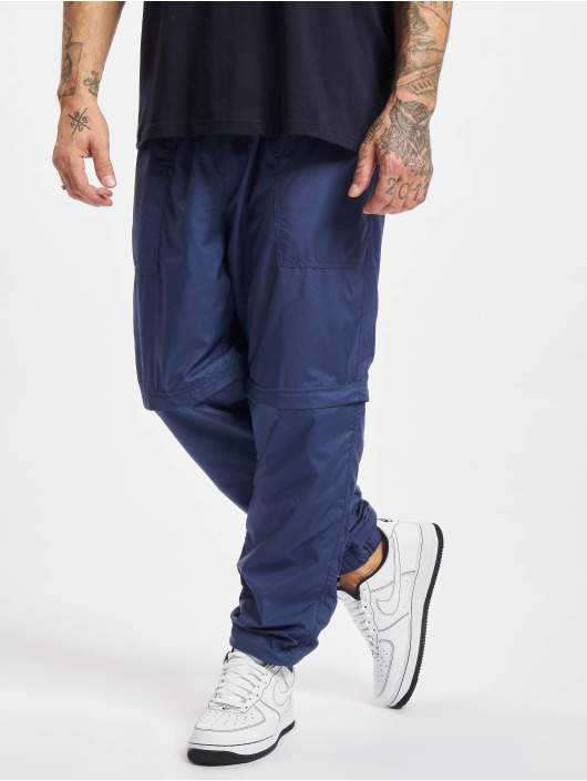 Urban Classics Spodnie do joggingu Zip Away niebieski