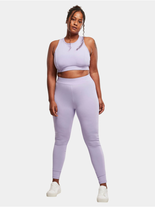 Urban Classics Sports Bra Ladies High Neck Tech purple