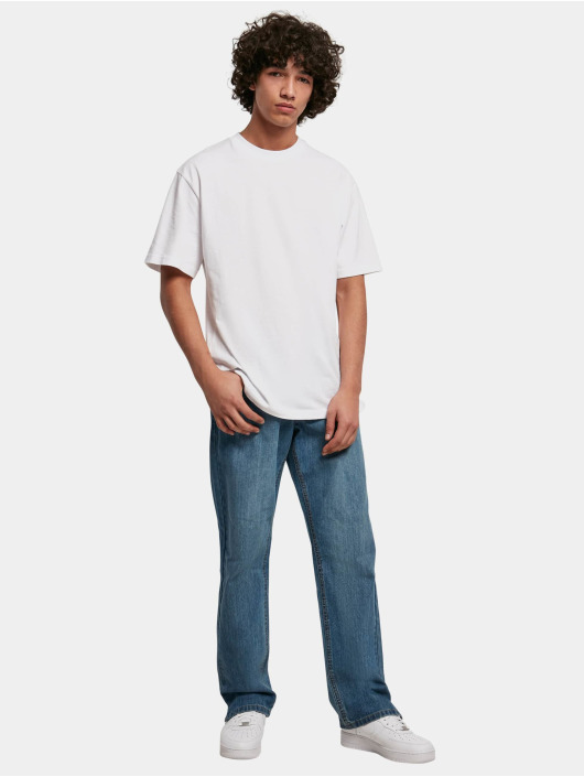 Urban Classics Straight Fit farkut Straight Slit Jeans sininen