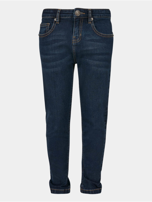 Urban Classics Straight fit jeans Boys Stretch Denim blauw