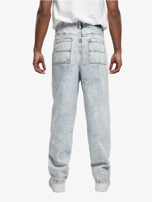 Urban Classics Straight Fit Jeans 90‘s blå