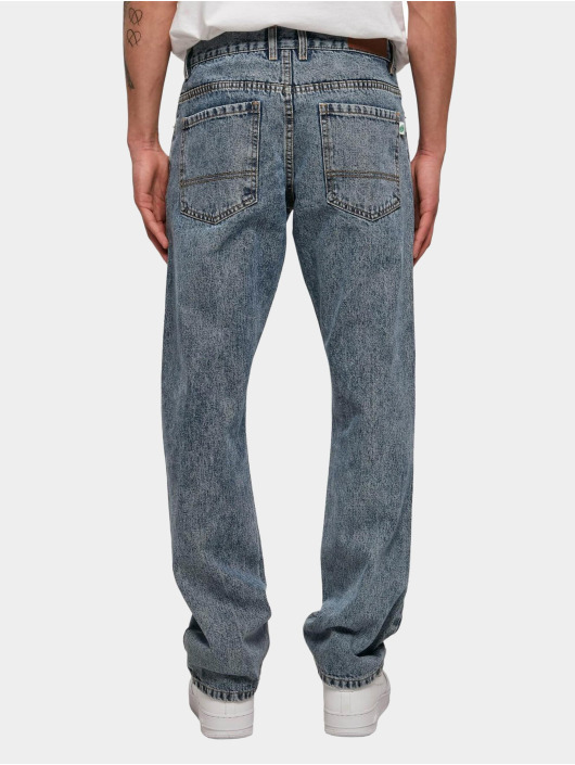 Urban Classics Straight Fit Jeans Organic Straight Leg modrý