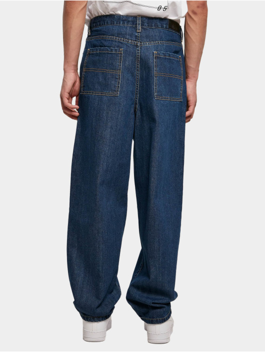 Urban Classics Straight Fit Jeans TB4461 modrý