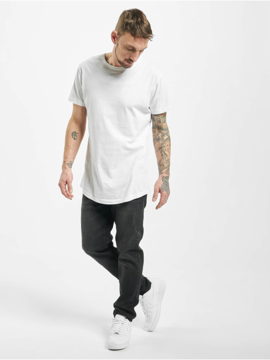 Urban Classics Straight Fit Jeans Stretch Denim schwarz