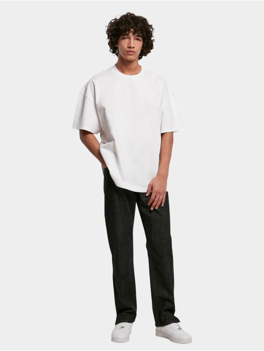 Urban Classics Straight Fit Jeans Straight Slit schwarz