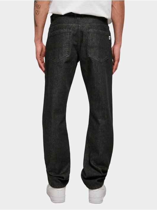 Urban Classics Straight fit jeans Organic Straight Leg zwart