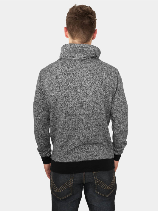 Urban Classics Sweat & Pull Melange High Neck Knitted gris