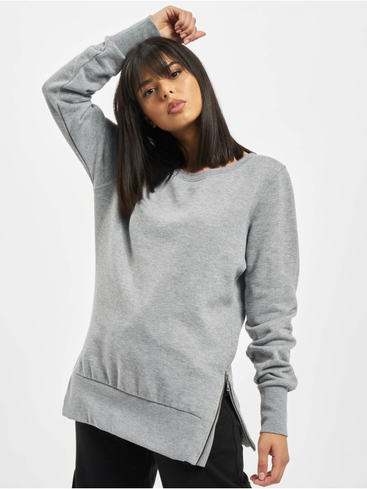 Urban Classics Sweat & Pull Side Zip Long gris