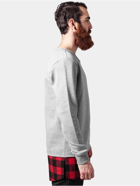 Urban Classics Sweat & Pull Long Flanell Bottom Open Edge gris
