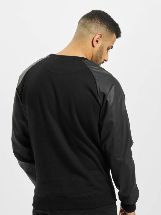 Urban Classics Sweat & Pull Raglan Leather Imitation noir