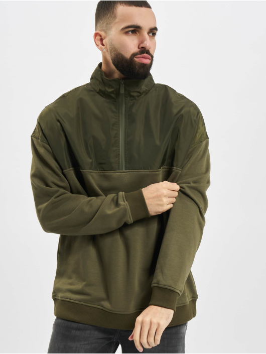 Urban Classics Sweat & Pull Military olive
