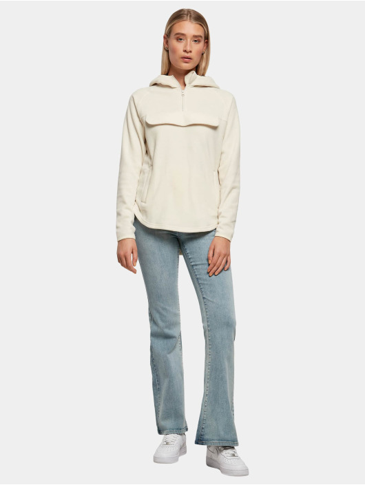 Urban Classics Sweat capuche Ladies Polar Fleece Pull Over beige