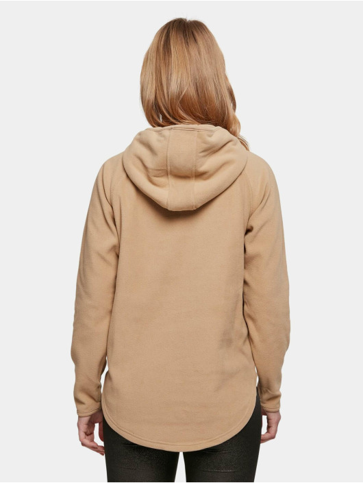 Urban Classics Sweat capuche Ladies Polar Fleece Pull Over beige