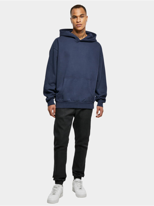 Urban Classics Sweat capuche Heavy Terry Garment Dye bleu
