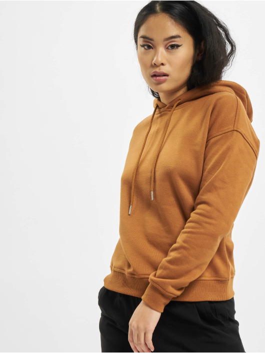 Urban Classics Sweat capuche Ladies brun