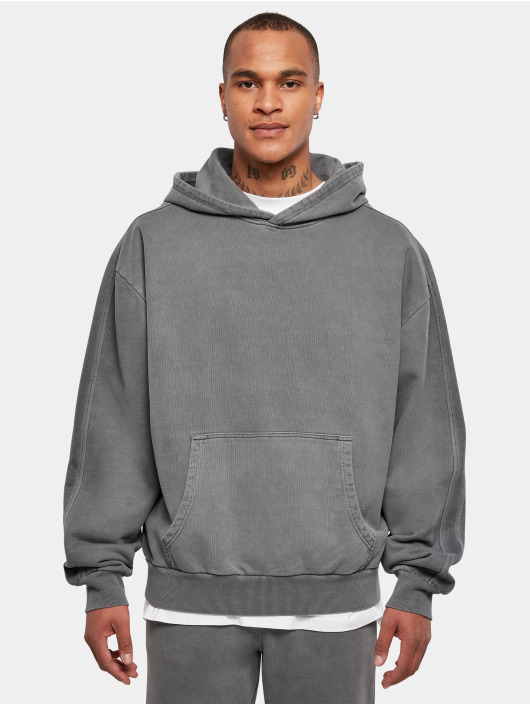 Urban Classics Sweat capuche Heavy Terry Garment Dye gris