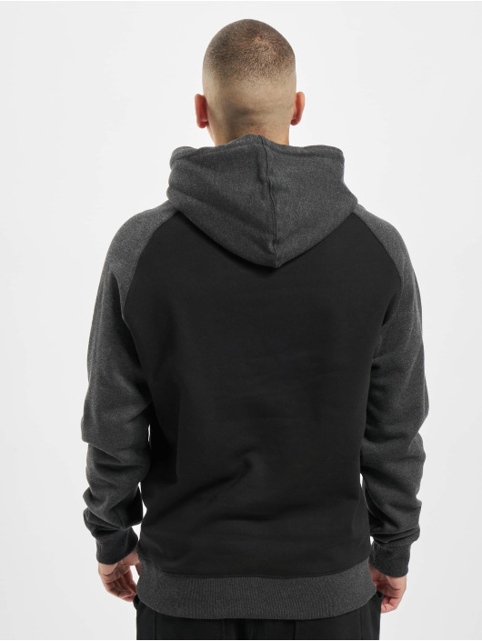 Urban Classics Sweat capuche Raglan Contrast noir