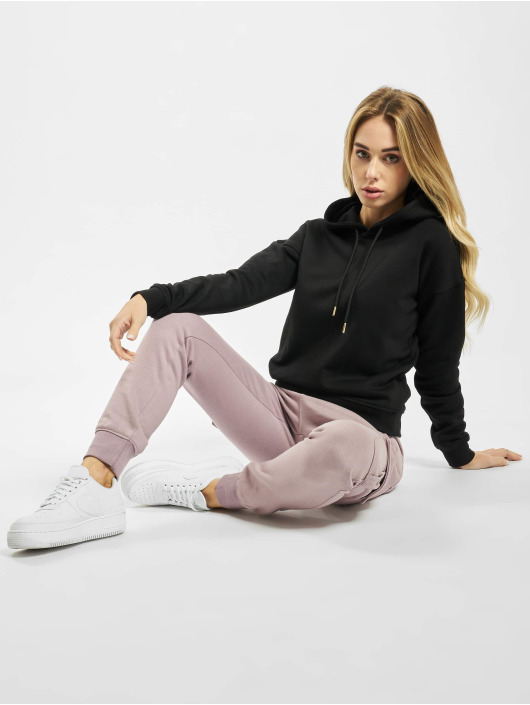 Urban Classics Sweat capuche Ladies noir