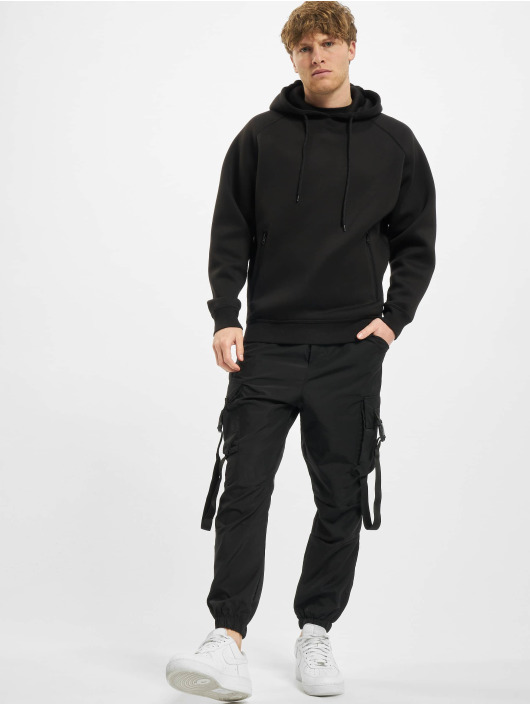 Urban Classics Sweat capuche Raglan Zip Pocket noir