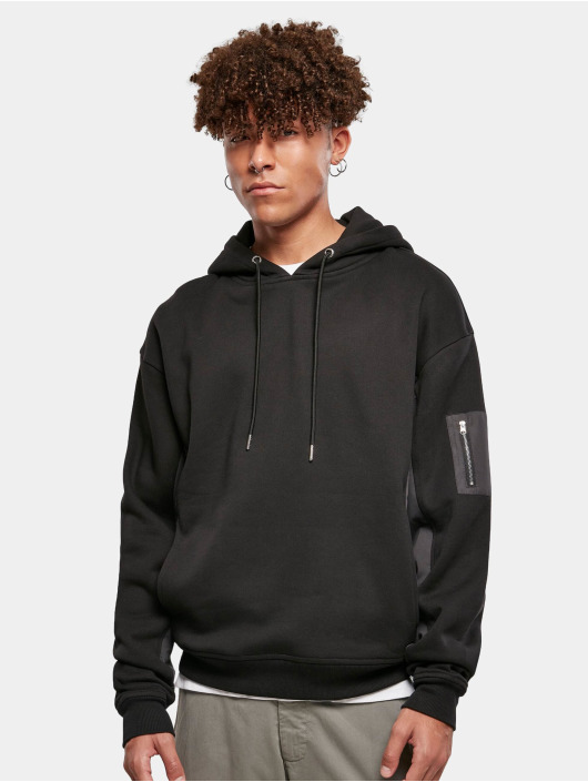 Urban Classics Sweat capuche Military Bomber noir