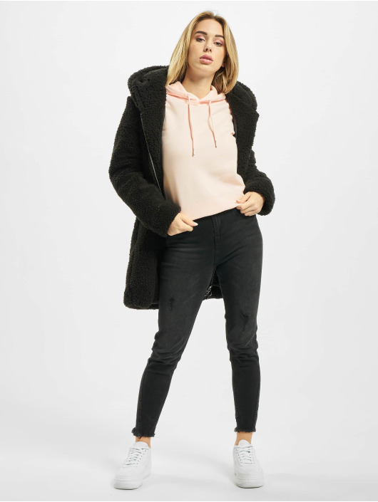 Urban Classics Sweat capuche Ladies rose