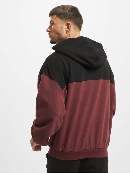 Urban Classics Sweat capuche Upper Block rouge