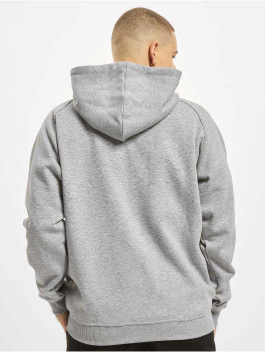 Urban Classics Sweat capuche zippé Blank gris