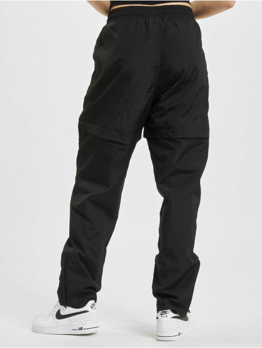 Urban Classics Sweat Pant Shiny Crinkle Nylon Zip black